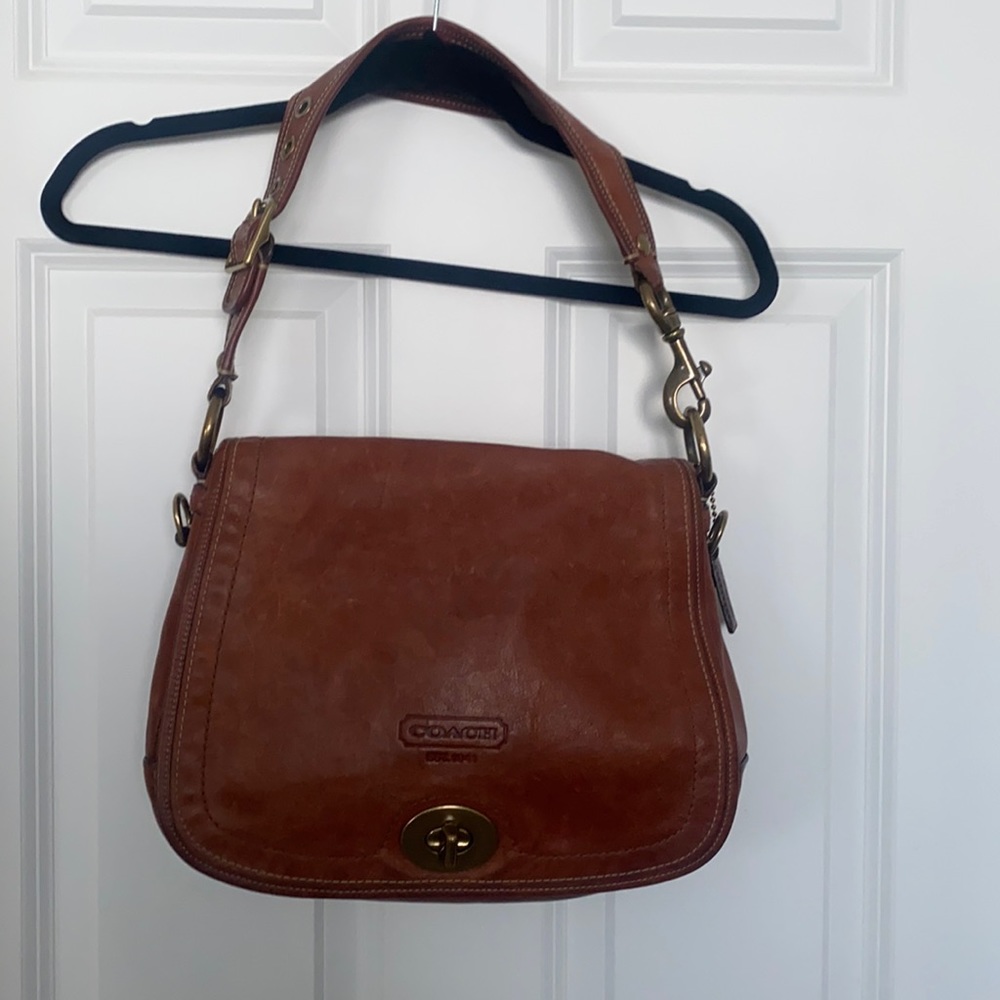 Leather Coach Bag